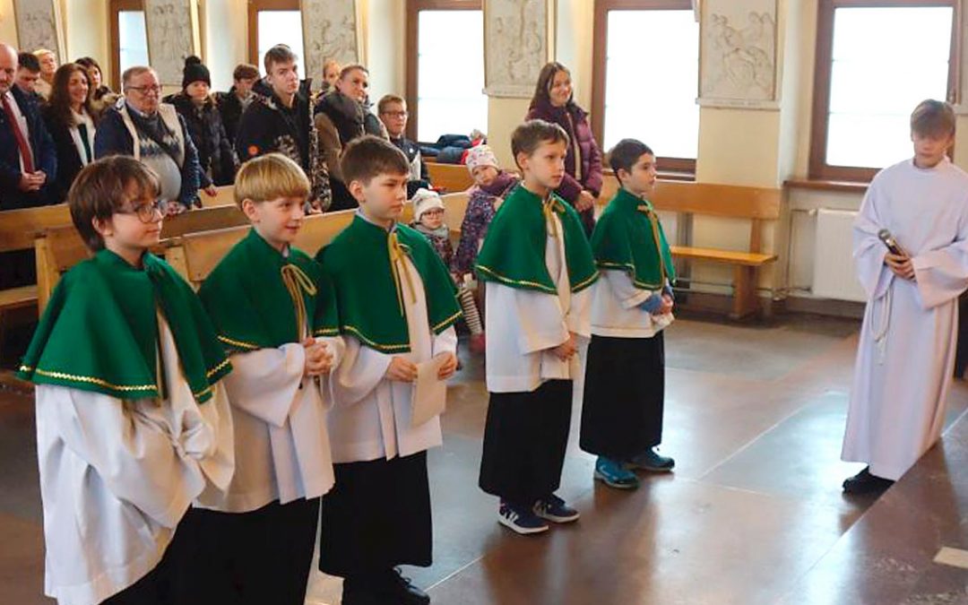 Przyjęcie nowych ministrantów