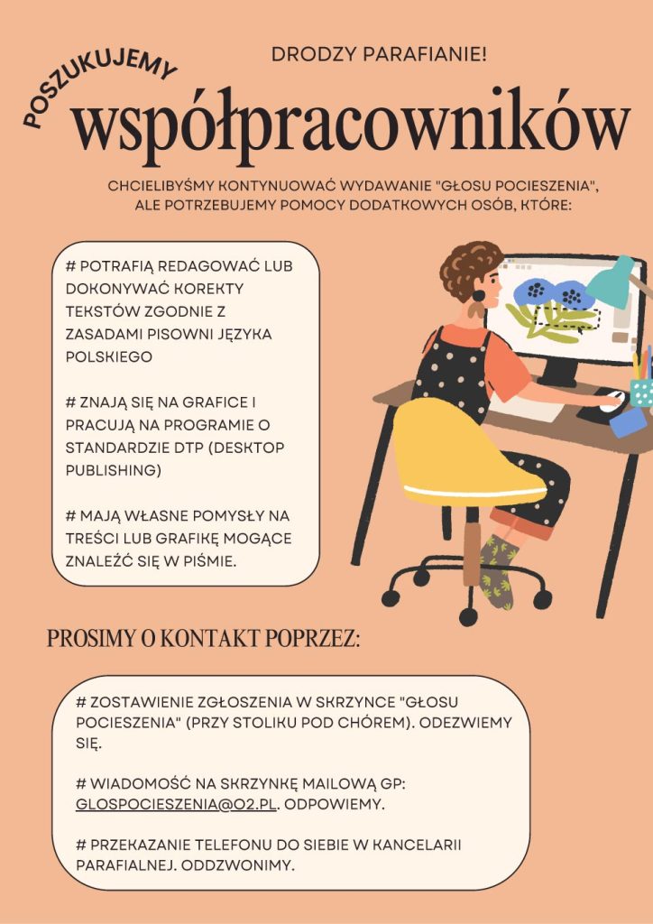 ogłoszenie rekrutacyjne (Głos Pocieszenia)